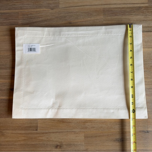 Bed Bath & Beyond Placemats Set Of 12 Ambrosia Textured In Linen And Ivory - Picture 12 of 12